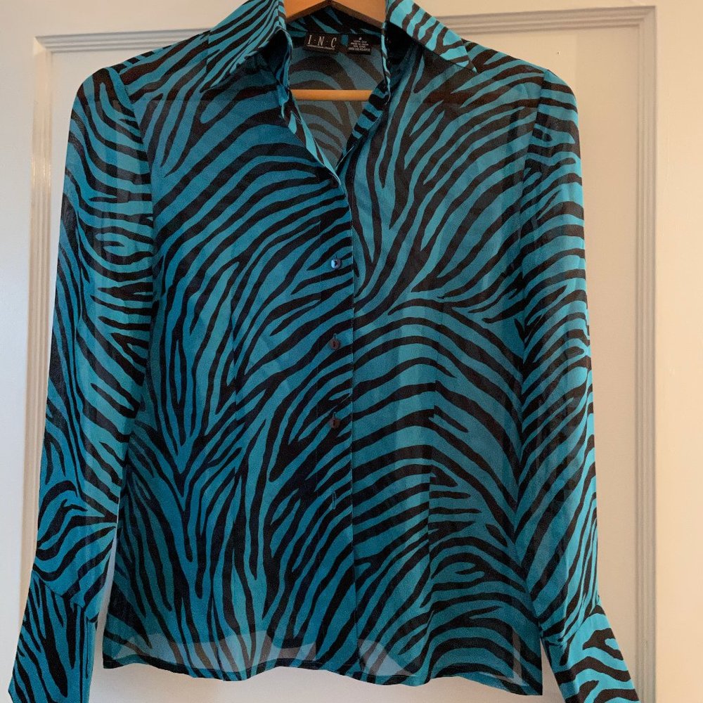 INC 100% Silk blouse